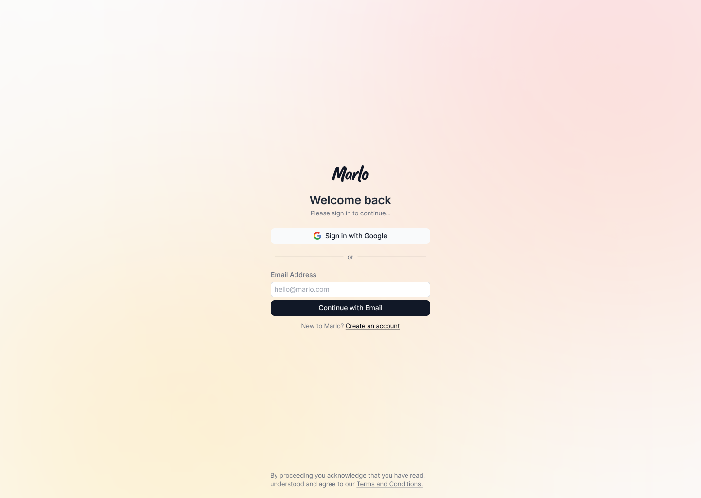 Marlo login